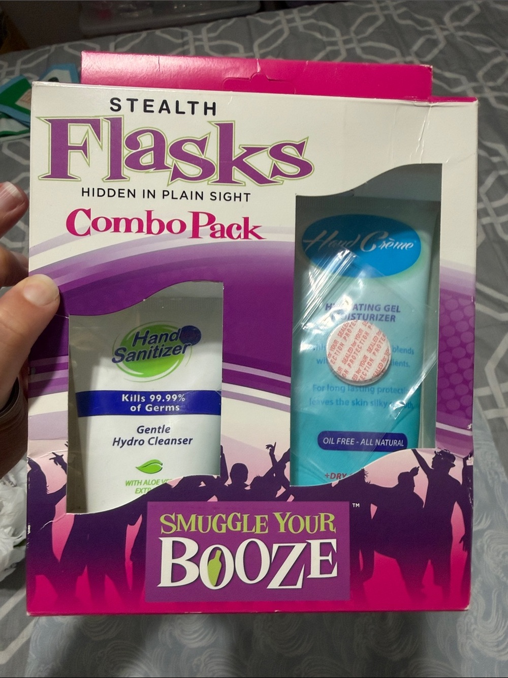 NIB Smuggle Your Booze Stealth Flasks Combo Pack